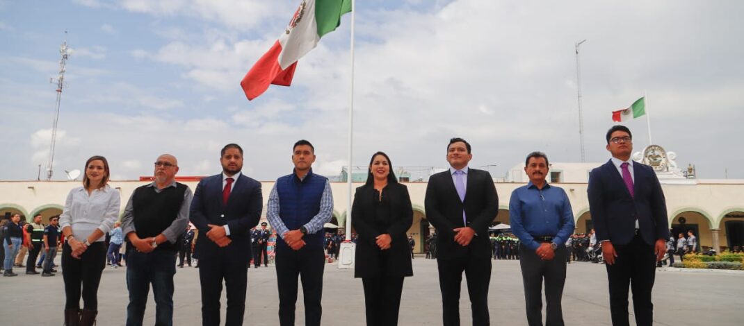 Tonantzin Fernández encabezó la ceremonia conmemorativa al 114 aniversario de la Revolución Mexicana